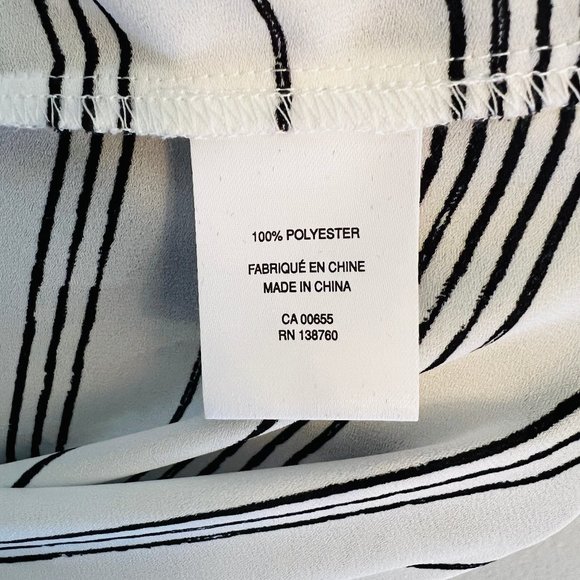 Reitmans Striped Tank with Zipper, Size XL - Picture 4 of 4